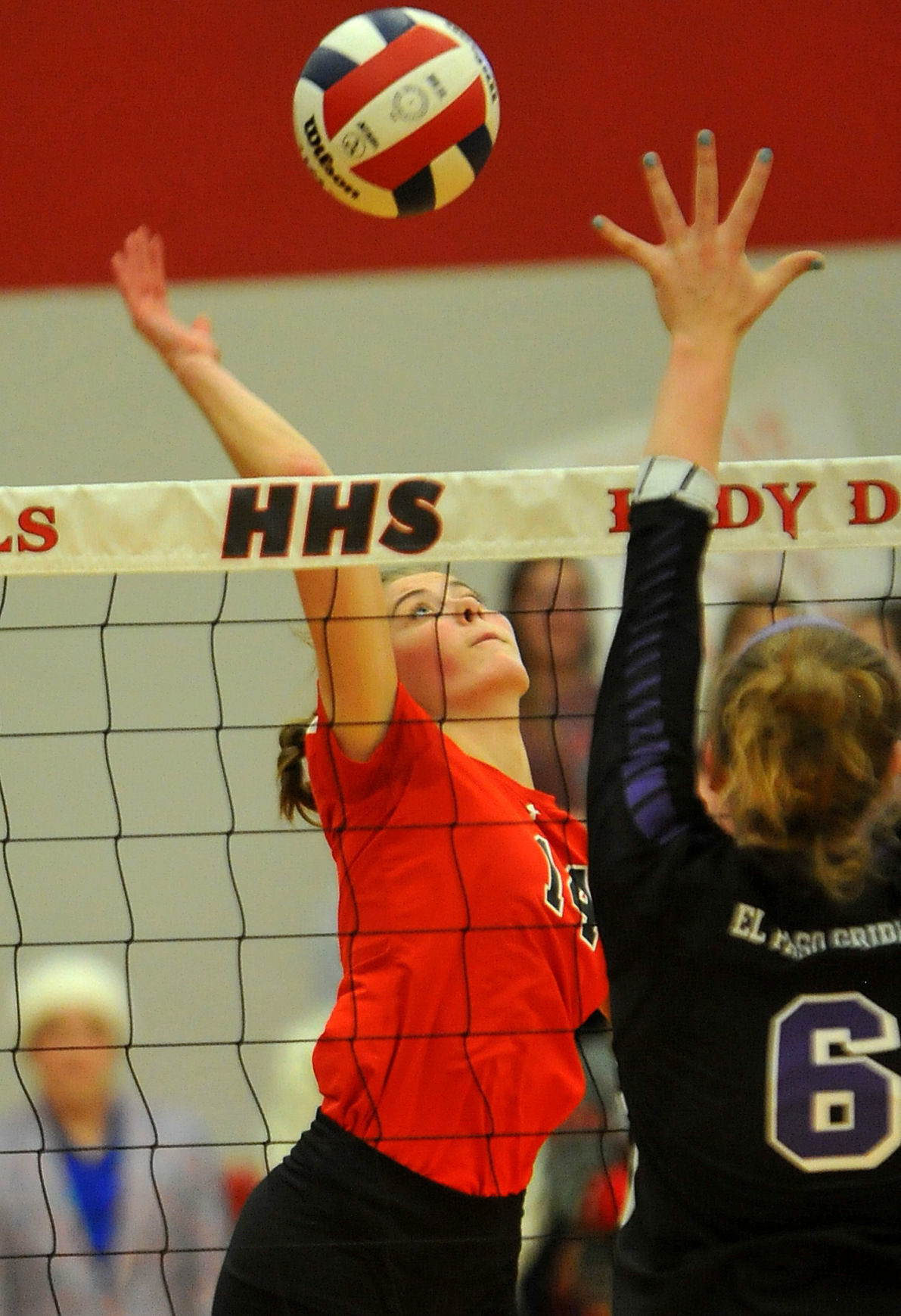Orion vs El Paso Sectional volleyball tournament